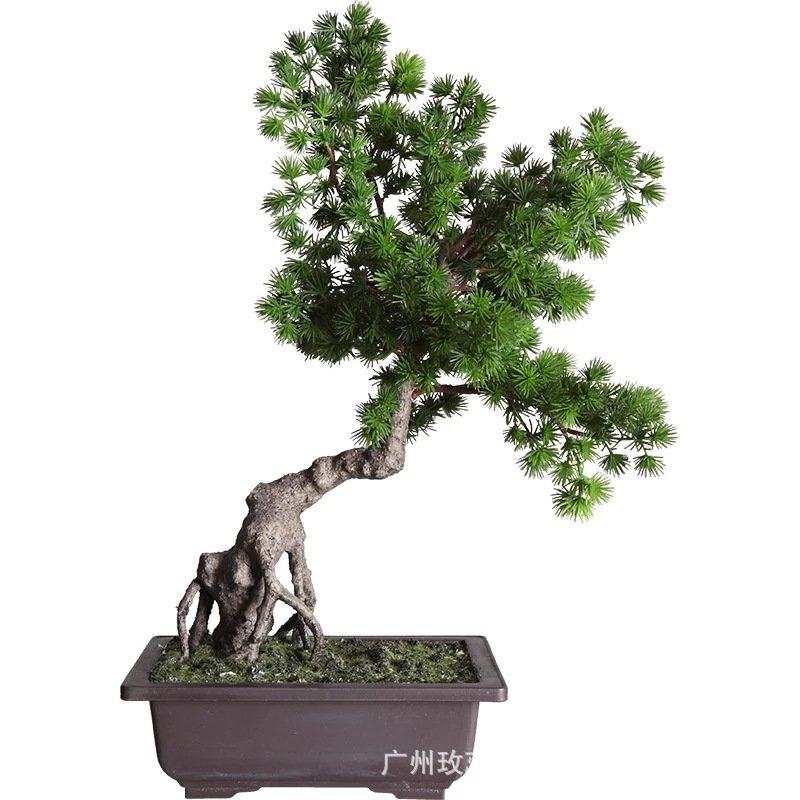 新款中式仿真罗汉松盆栽 客厅茶几桌面摆放仿真绿植盆栽迎客松,鲜花速递/花卉仿真/绿植园艺,造型盆景,淘宝优惠券,粉丝福利购,淘宝优惠卷