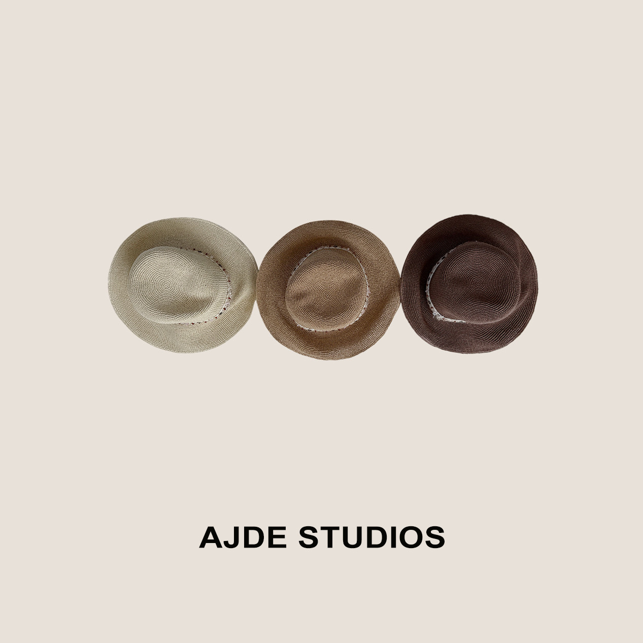 AJDE｜手工钉珠草帽09