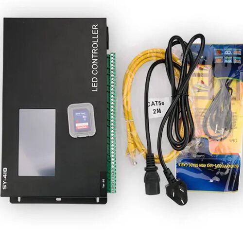 DMX512控制器SY418主控编程麦爵士声控点光源RGBW洗墙灯带写码器