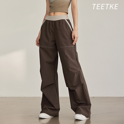 TEETKE美式潮牌宽松运动休闲裤
