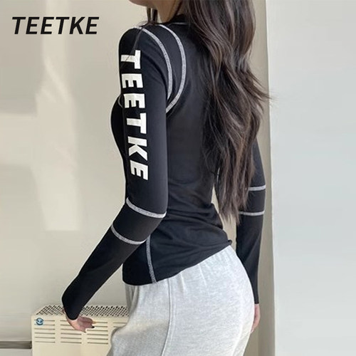 TEETKE网红显瘦紧身健身女运动服