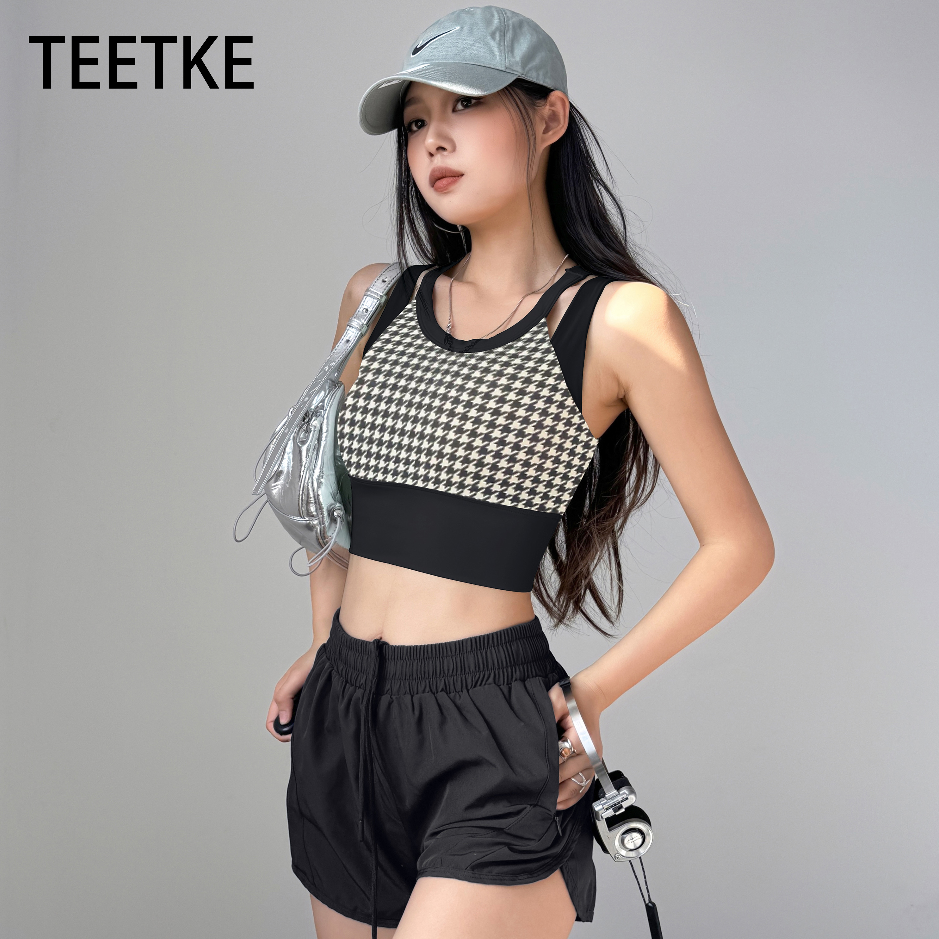 TEETKE复古辣妹高级感吊带背心