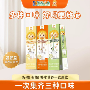 葵花药业小葵花多种蔬菜膳食纤维吸管固体饮料儿童果蔬营养