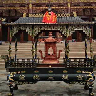 铸铁烧香炉寺庙长方形生铁天地炉户外大型香火炉祠堂宗祠插香