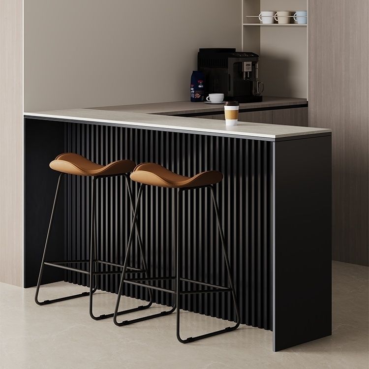创意岩板迷你小户型吧台桌家用靠墙高脚桌客厅隔断沙发后吧台窄边