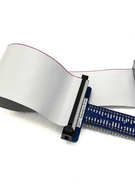 树莓派4B T型扩展板40p GPIO 含灰色排线 适用于树莓派2B/3B/3B+
