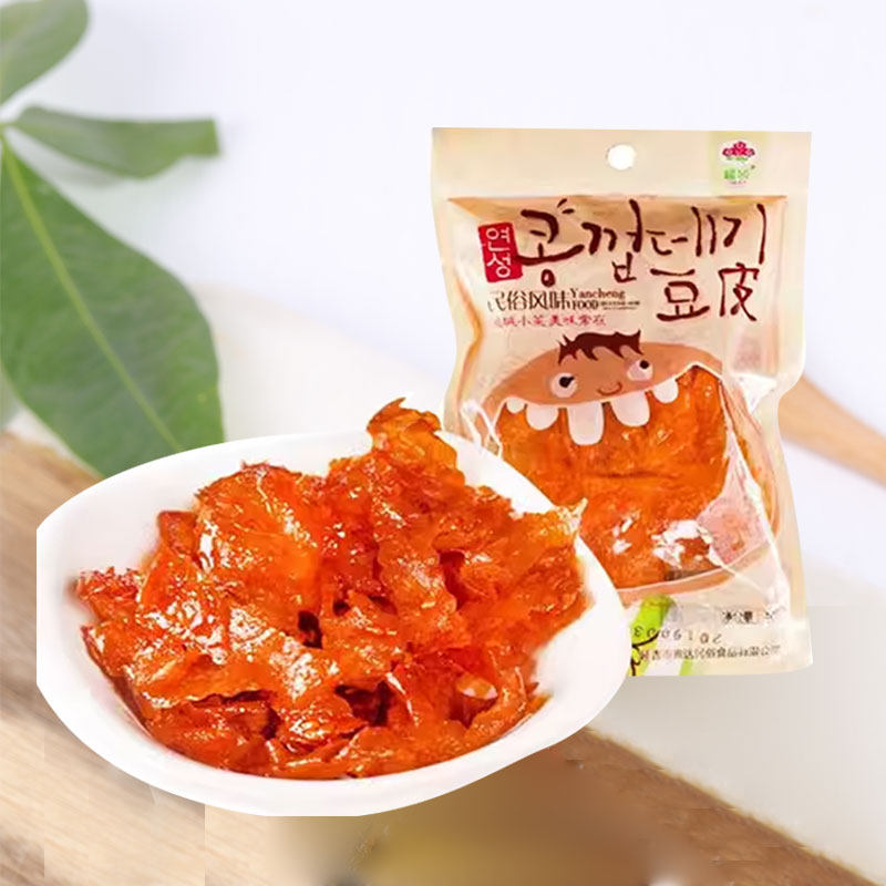 【蜜蜂中国行-延吉站】延城香辣豆皮延边风味零食朝鲜族美食