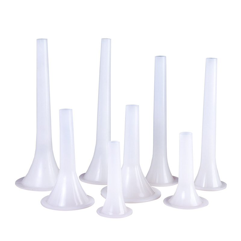 加长香肠灌肠漏斗电动绞肉机塑料配件手动绞肉机腊肠香肠灌肠工具