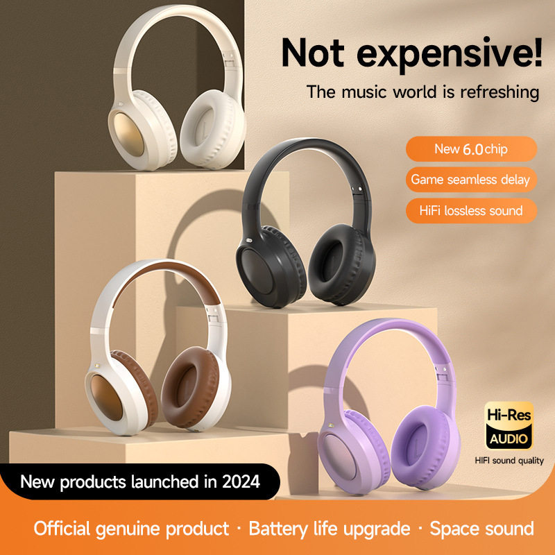 新品CR-7头戴式无线蓝牙耳机6.0重低音耳麦手机电脑通用立体声