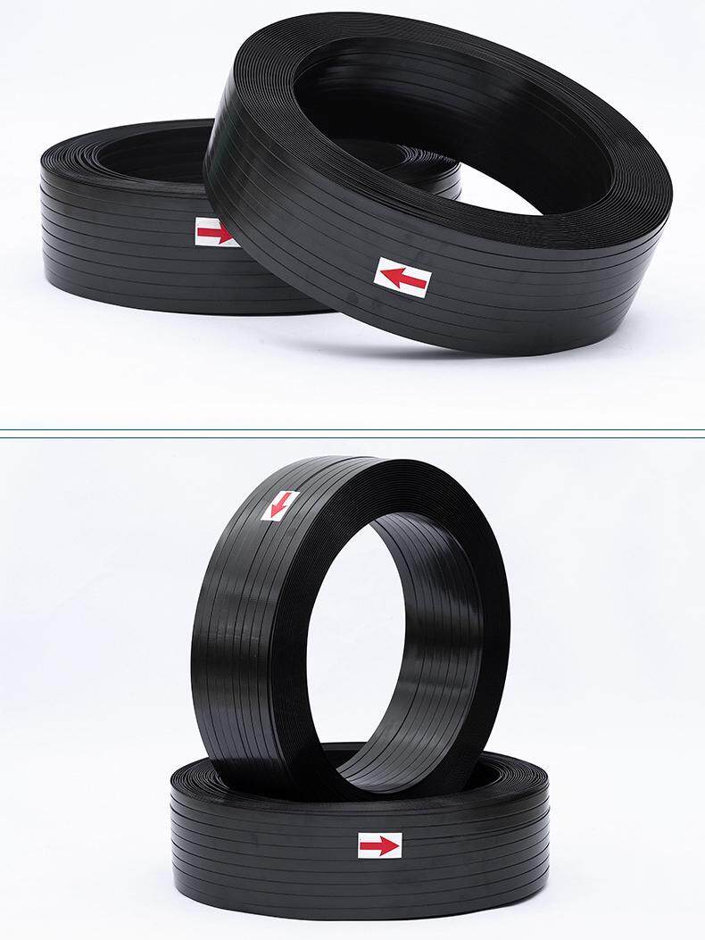 手工塑钢带黑色宠物塑钢包装带1608/1910捆绑编织带热熔包装