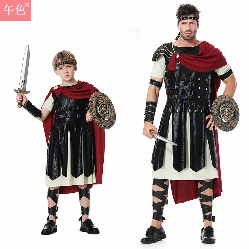 中世纪古罗马勇士盔甲套装维京战Cosplay女装/