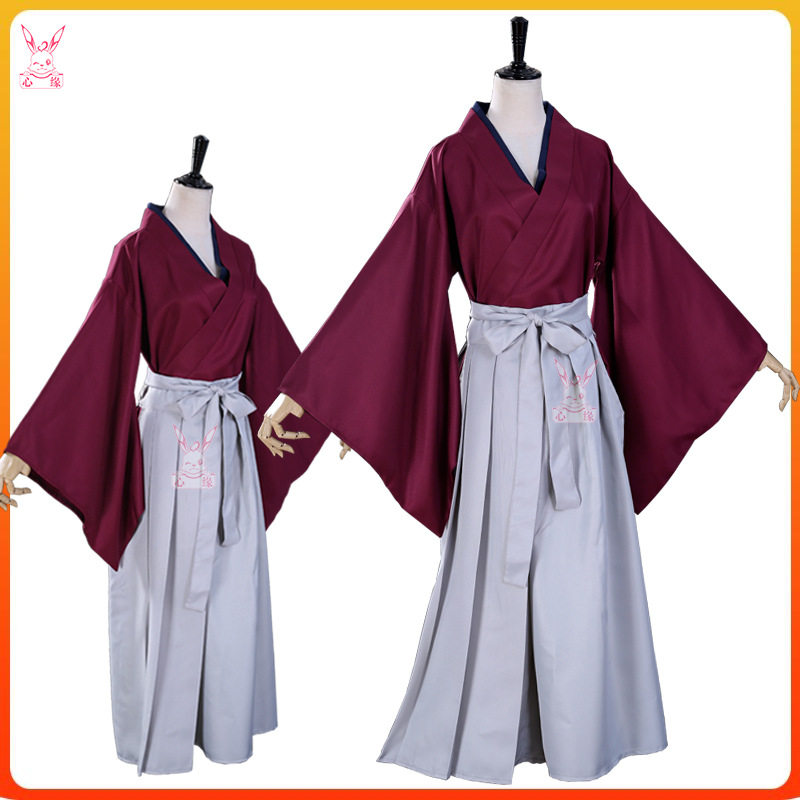 厚麻浪客剑心电影版/真人版绯村剑心拔刀斋cos和服cosplay服装