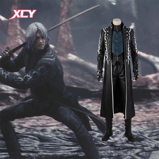 新次元鬼泣5维吉尔cos服游戏同款风衣外套cosplay服装男