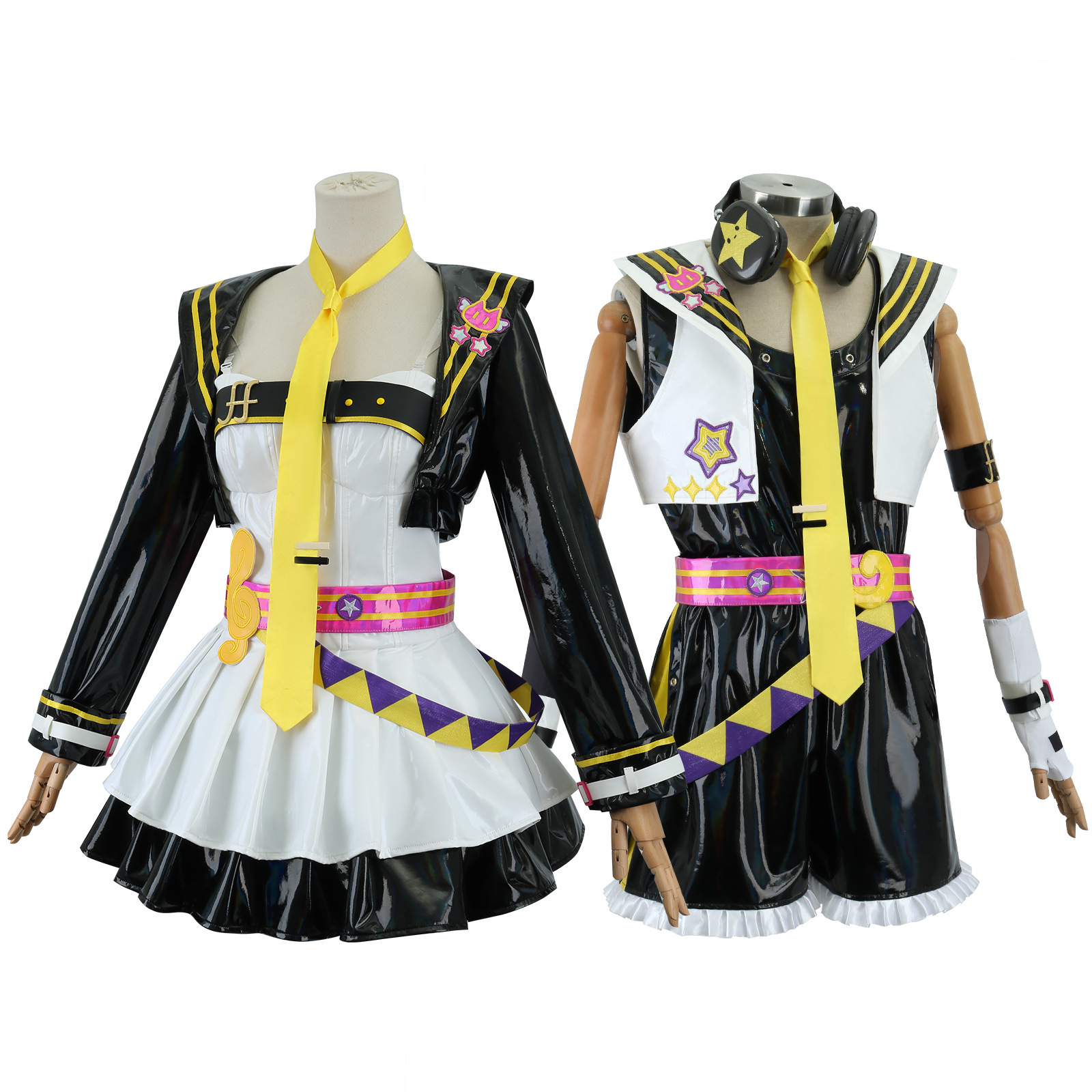 漫路人cos服虚拟偶像喵斯快跑镜音连镜音铃cosplay服装二次元动漫