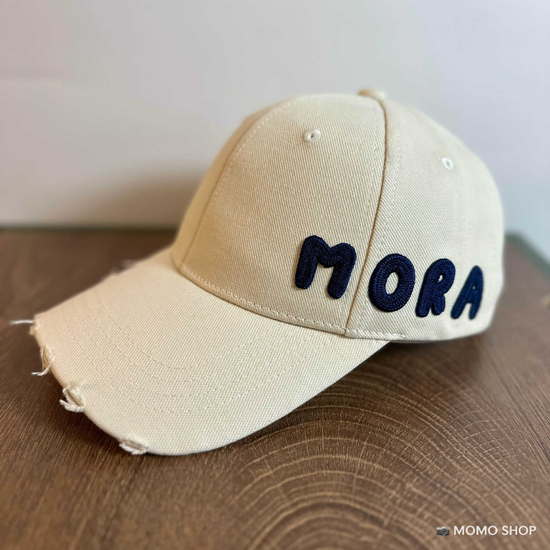 高品质街头潮牌MORA刺绣硬顶棒球帽子男女情侣美式复古破檐鸭舌帽