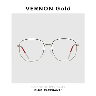 BLUE ELEPHANT 设计师品牌 INS同款眼镜 VERNON Gold