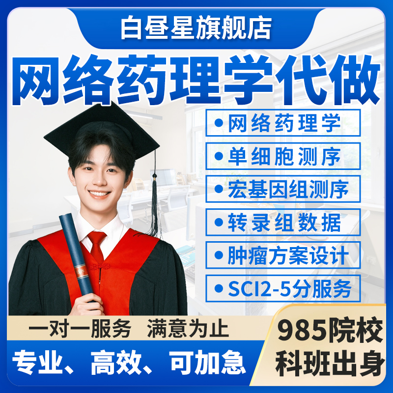 Cytoscape网络药理学GO/KEGG富集PPI分子生物医学科研SCI代做测序