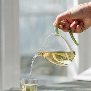 茶海耐热玻璃匀杯公杯茶具高透分茶器 君集茗器玻璃公道杯高端新款