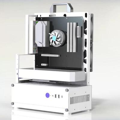 开放式机箱240/360水冷风冷机架atx/matx显卡竖装台式主机小机箱