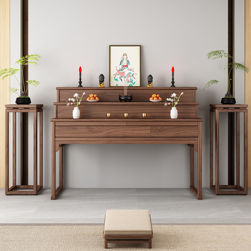 旺三宝台阶供桌榫卯结构整装发货