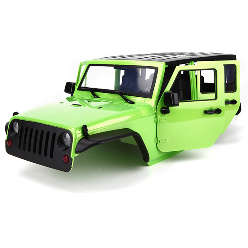牧马人车壳 5门版SCX10 D90仿真攀爬车 JEEP吉普改装硬壳 轴距313