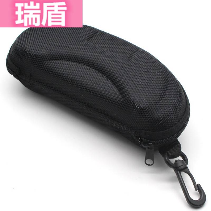 极速新款太阳眼镜盒EVA黑色拉链盒男女情侣眼镜盒抗压太阳眼镜盒