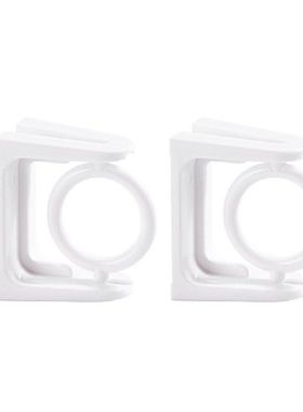 Self-Adhesive Curtain Rod Holder 360 Degree Rotatable
