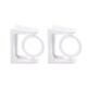 Adhesive 360 Curtain Self Rod Holder Degree Rotatable