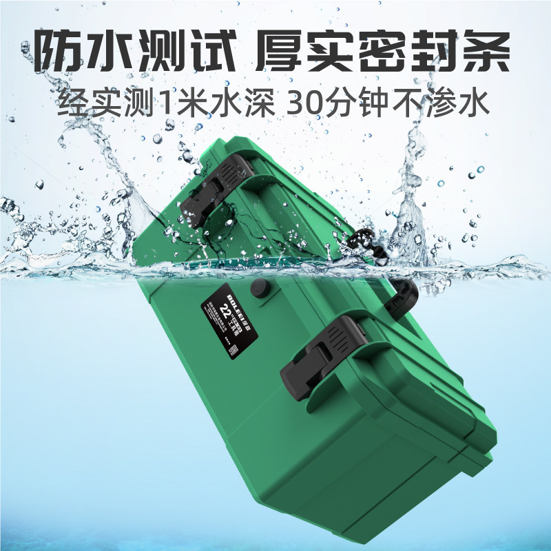 好货五金工具箱工业级家用多功能收纳箱防水箱加厚收纳盒电工车载