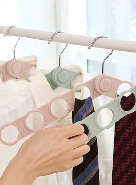 48*12cm 8 Hole Ring Rope Slots Holder Hook Scarves