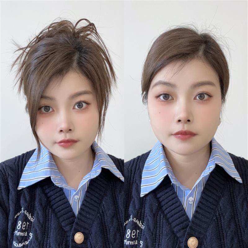 极速肉丸鸡窝头辣妹抓夹丸子头凌乱鸡毛鸡窝头网红同款显发量甜酷
