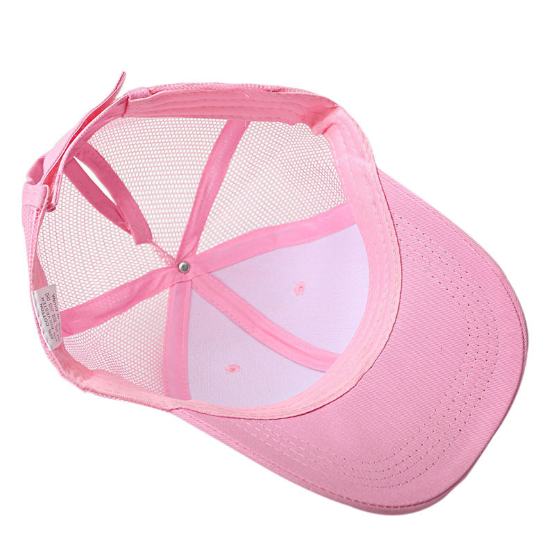 极速Baseball Cap Women Adjustable tail Mesh Snapback Summer