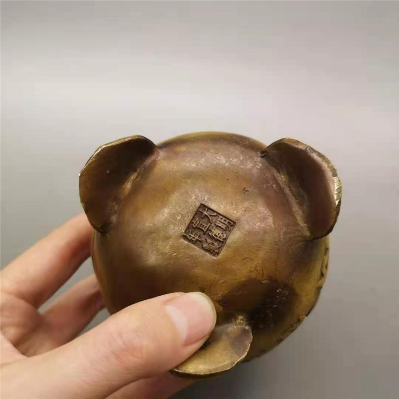 仿古黄铜熏香炉摆件 塔炉熏香檀香家居装饰古玩收藏品