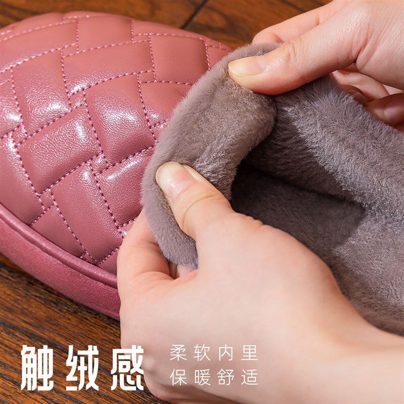 极速老人防滑棉拖鞋女秋冬季防水防摔2023新款保暖加绒中老年专用