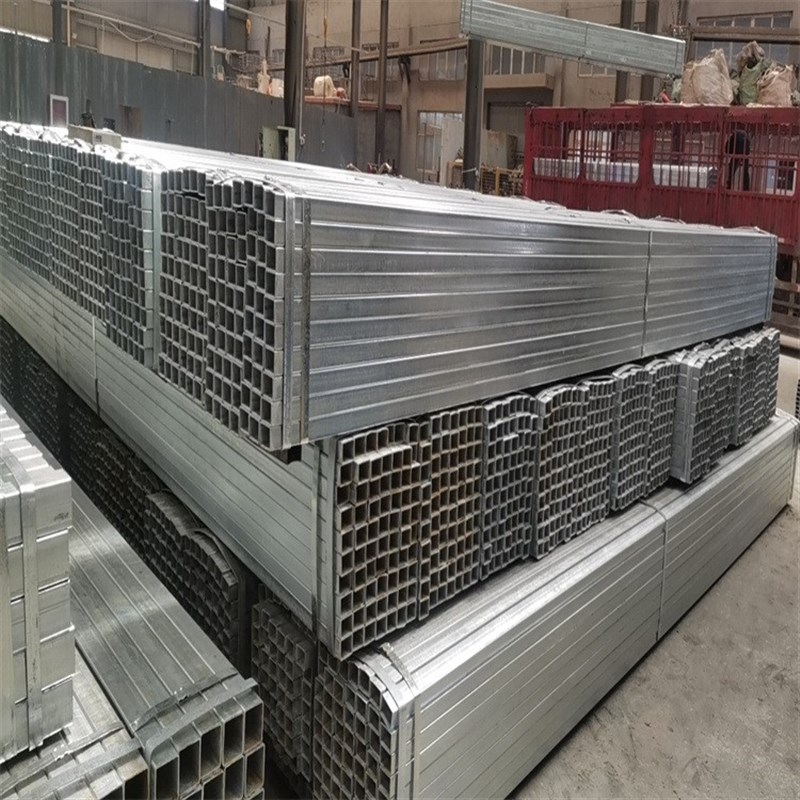 镀锌方管建筑工程用矩形镀锌钢管冷镀方矩管天津现货定制量大从优