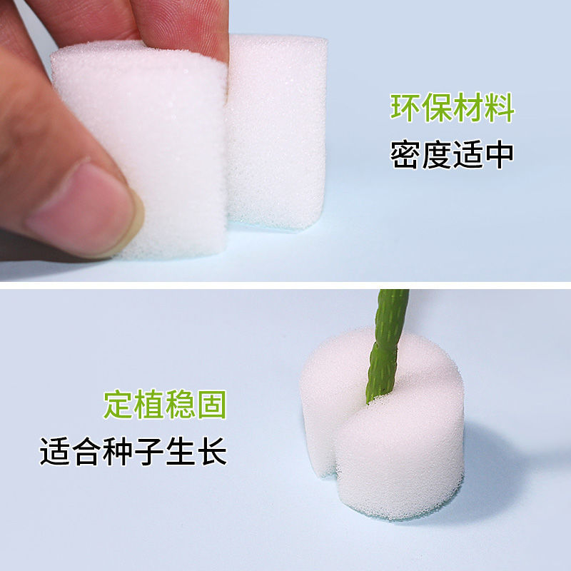 水培育苗海绵无土栽培设备方形凹坑种植绵定植棉水培海绵块包邮