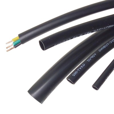 黑色PVC套管束线绝缘阻燃环保套管塑料不收缩软管壁厚0.5mm