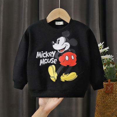 新品Autumn Kids Clothes  Mickey Brand Baby Boys Girls Long S