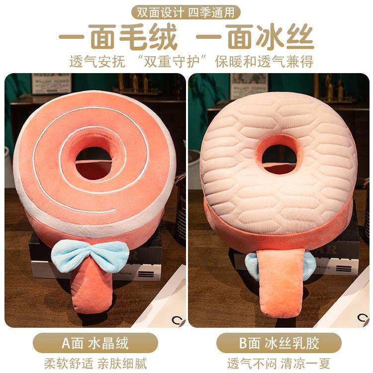 冰丝乳胶午睡枕趴睡枕学生办公室趴桌子睡觉抱枕午休神器午觉枕头