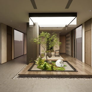 速发高端树马醉木绿植造景组合物内景观入室楼梯下摆件植户装饰