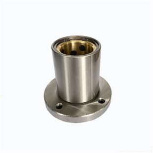 现货速发新品 d10 新品 直线轴承带f圆法兰石墨铜套外钢内B铜OFZ86