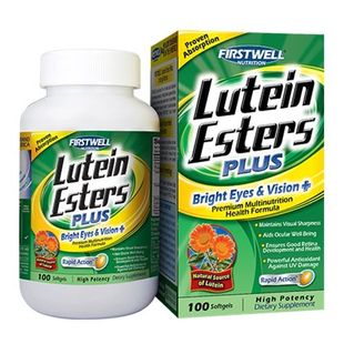 美国FIRSTWELL 100粒护眼改善视力 Esters 叶黄素Lutein