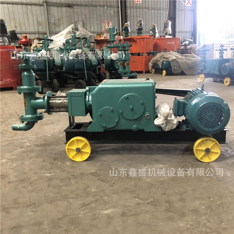 bw50灰浆注浆机 矿用单缸活塞注浆泵 隧道护坡加固小型泥浆泵厂家
