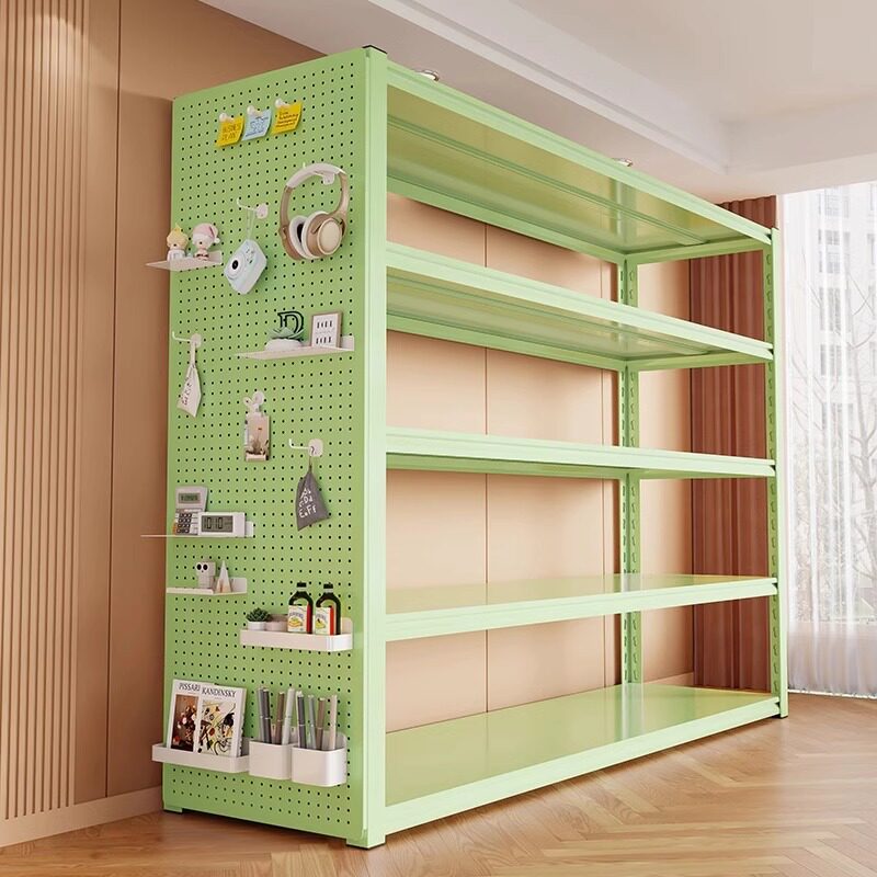 家用置物架多层收纳架客厅书架杂物间整理架地下室储物架落地货架
