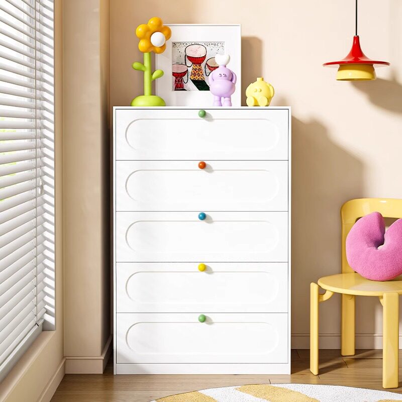 钢制斗柜五斗柜客厅防尘储物柜多层落地抽屉柜铁艺床头柜收纳柜子