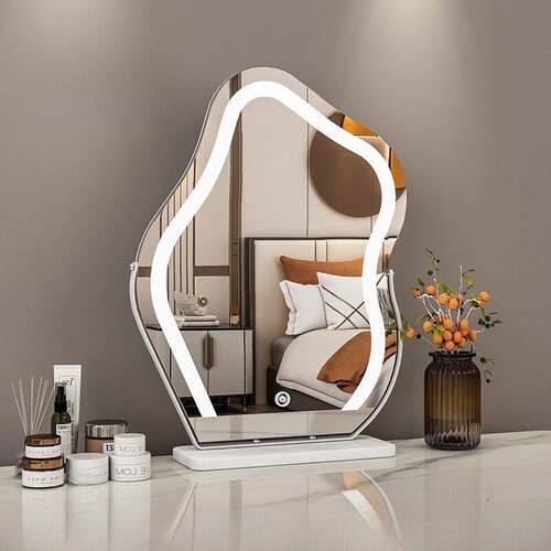Internet celebrity desktop makeup mirror with LED light, sma