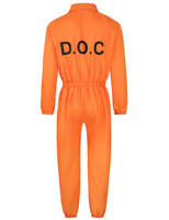 2020 New European and American male prisoner costume, Halloween men's adult orange prison costume cosplay costume thumbnail 4