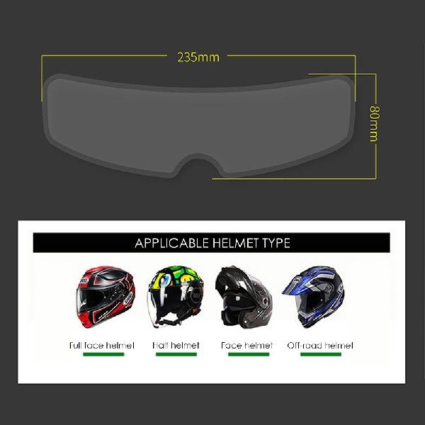 推荐Multi-functional Anti Fog Film for Motorcycle Helmet Vis