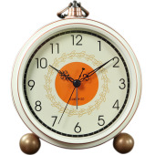 极速桌面钟表闹钟学生用儿童时钟静音床头卧室客厅创意欧式 小座钟