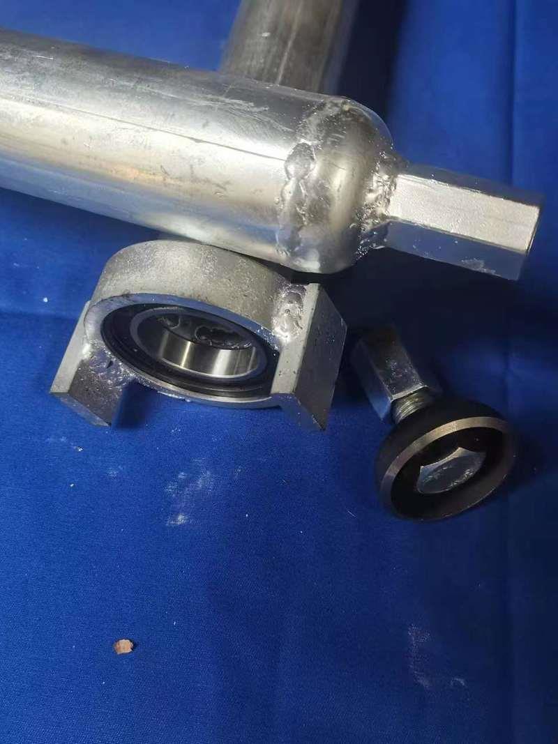 架子工顶丝盘扣顶托套筒快速调节专用套筒电动起子 孔40mm长500mm